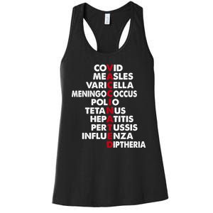 Vaccinated Women's Racerback Tank