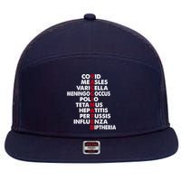 Vaccinated & Intoxicated Pinata 7 Panel Mesh Trucker Snapback Hat