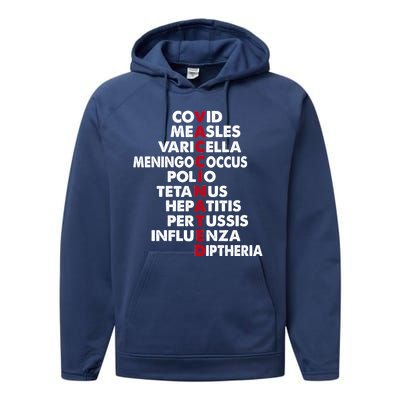 Vaccinated & Intoxicated Pinata Performance Fleece Hoodie