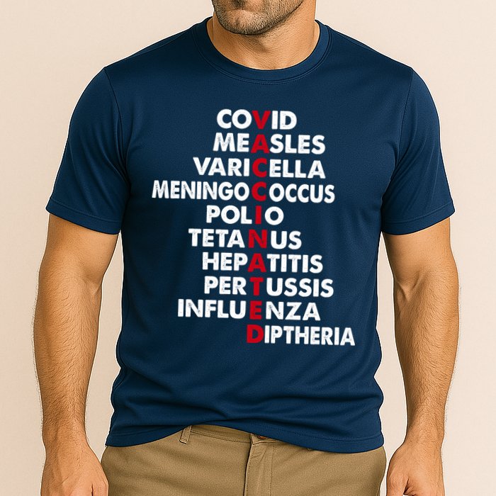 Vaccinated & Intoxicated Pinata Cooling Performance Crew T-Shirt