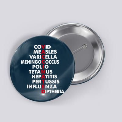Vaccinated & Intoxicated Pinata Button