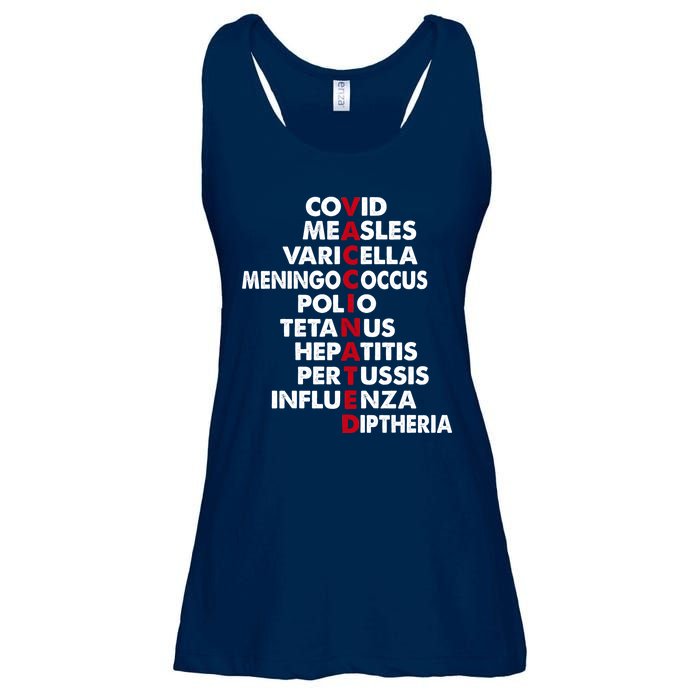 Vaccinated & Intoxicated Pinata Ladies Essential Flowy Tank