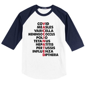 Vaccinated & Intoxicated Pinata Baseball Sleeve Shirt