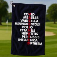 Vaccinated & Intoxicated Pinata Golf Towel