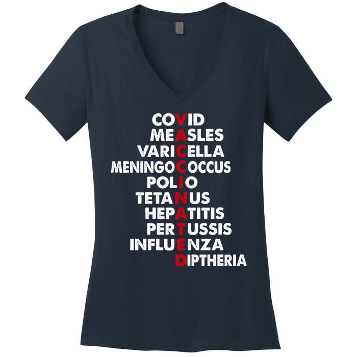 Vaccinated & Intoxicated Pinata Women's V-Neck T-Shirt