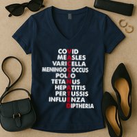 Vaccinated & Intoxicated Pinata Women's V-Neck T-Shirt