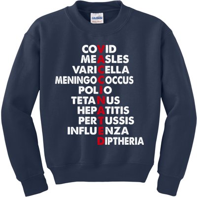 Vaccinated & Intoxicated Pinata Kids Sweatshirt