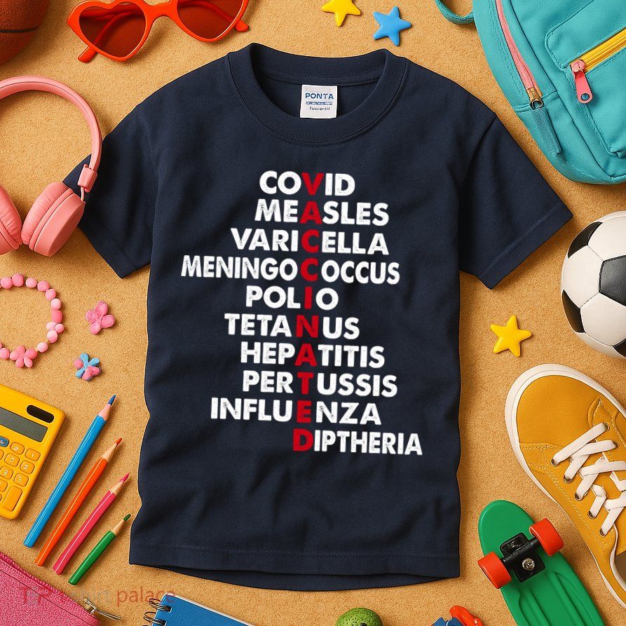 Vaccinated & Intoxicated Pinata Kids T-Shirt