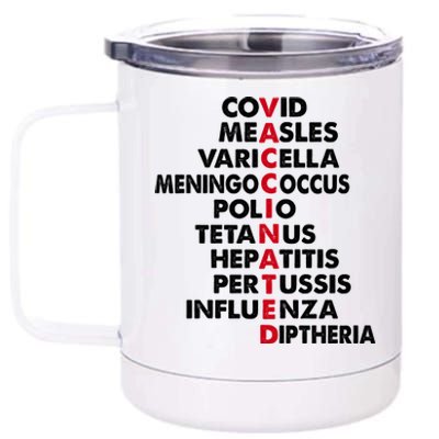 Vaccinated & Intoxicated Pinata 12 oz Stainless Steel Tumbler Cup