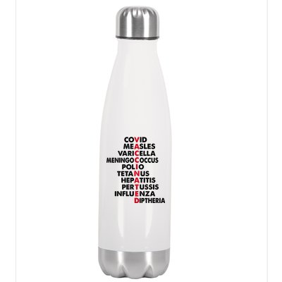 Vaccinated & Intoxicated Pinata Stainless Steel Insulated Water Bottle