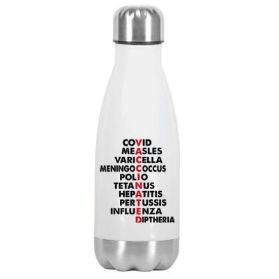 Vaccinated & Intoxicated Pinata Stainless Steel Insulated Water Bottle