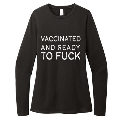 Vaccinated And Ready To Fuck Womens CVC Long Sleeve Shirt