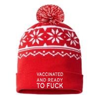 Vaccinated And Ready To Fuck USA-Made Snowflake Beanie