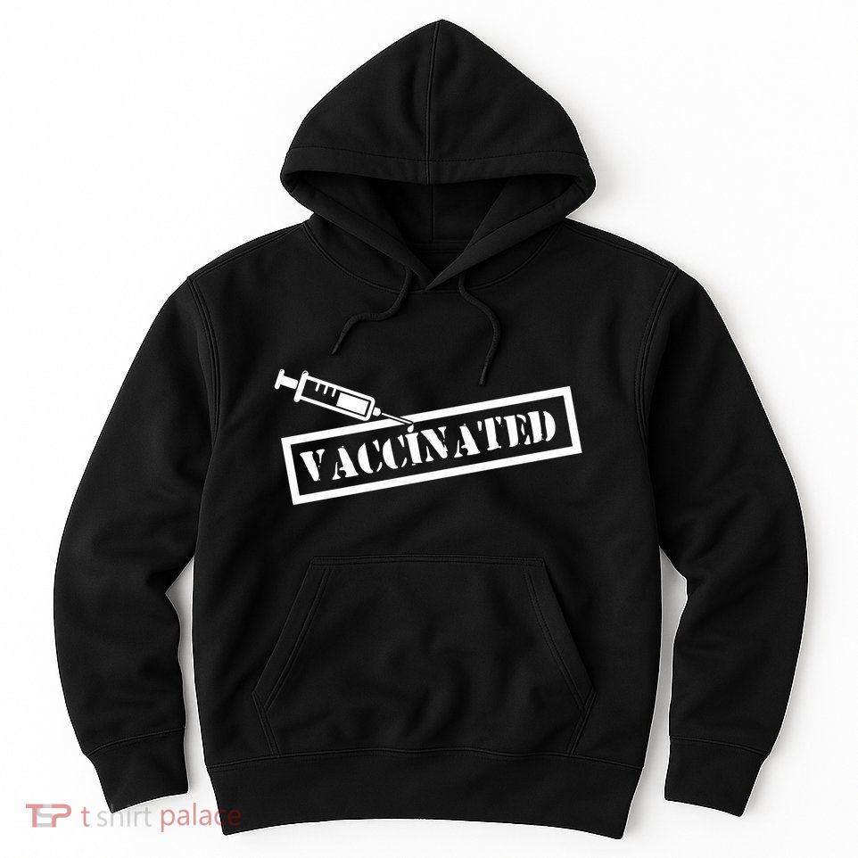 Vaccinated Label Hoodie