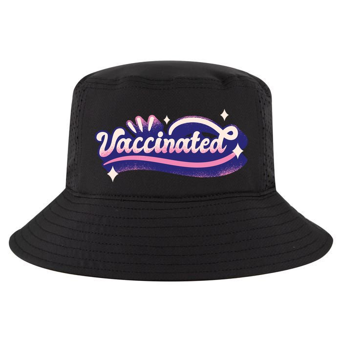 Vaccinated Sparkle Cool Comfort Performance Bucket Hat