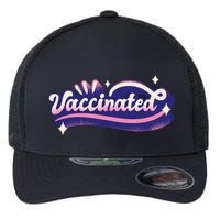 Vaccinated Sparkle Flexfit Unipanel Trucker Cap