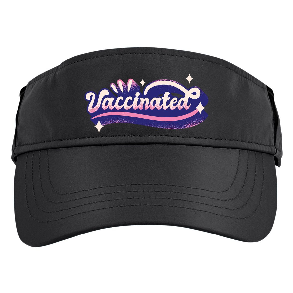 Vaccinated Sparkle Adult Drive Performance Visor