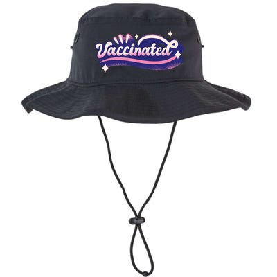 Vaccinated Sparkle Bucket Hat