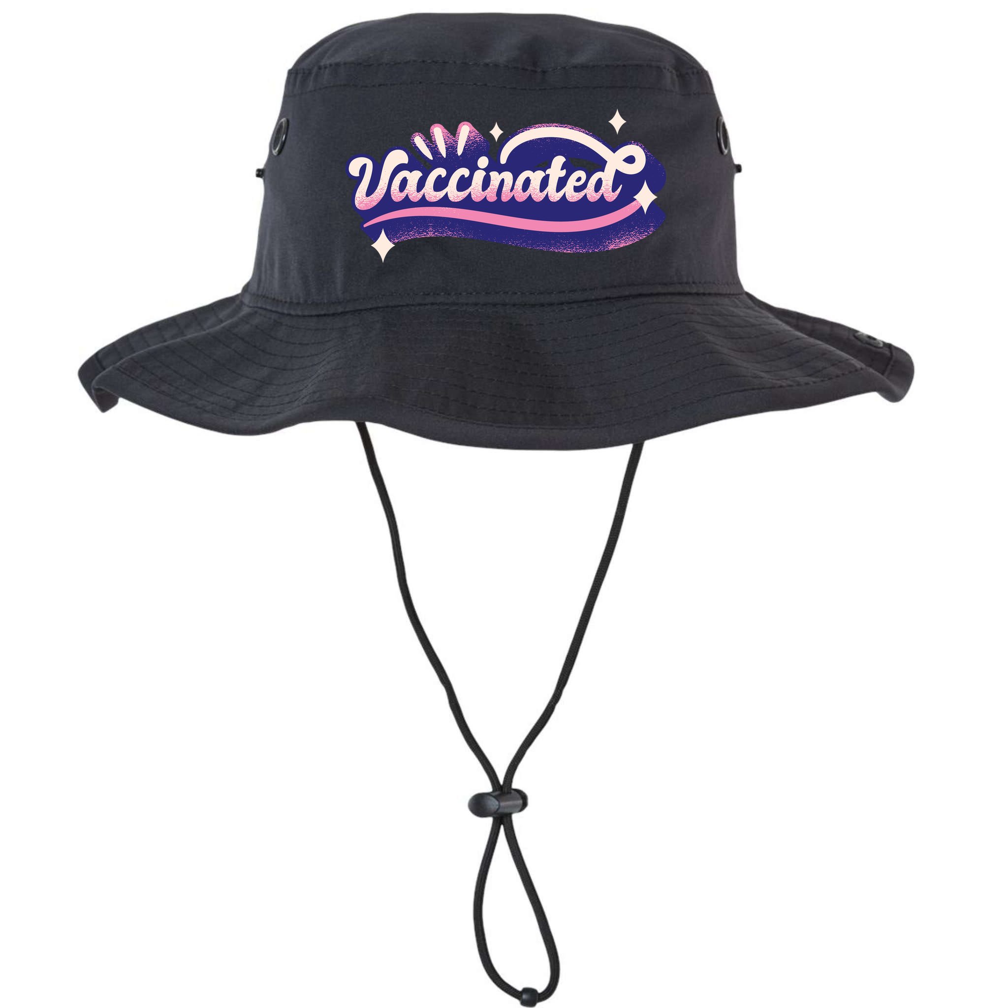Vaccinated Sparkle Bucket Hat