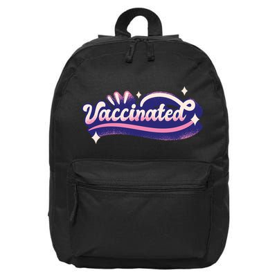 Vaccinated Sparkle 16 in Basic Backpack