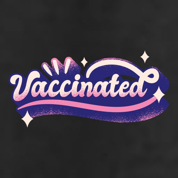 Vaccinated Sparkle Golf Towel