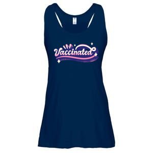 Vaccinated Sparkle Ladies Essential Flowy Tank