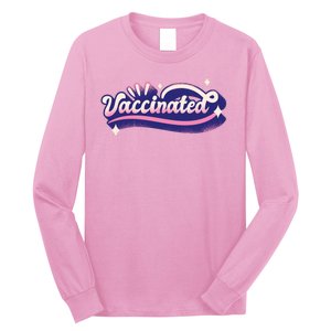 Vaccinated Sparkle Long Sleeve Shirt