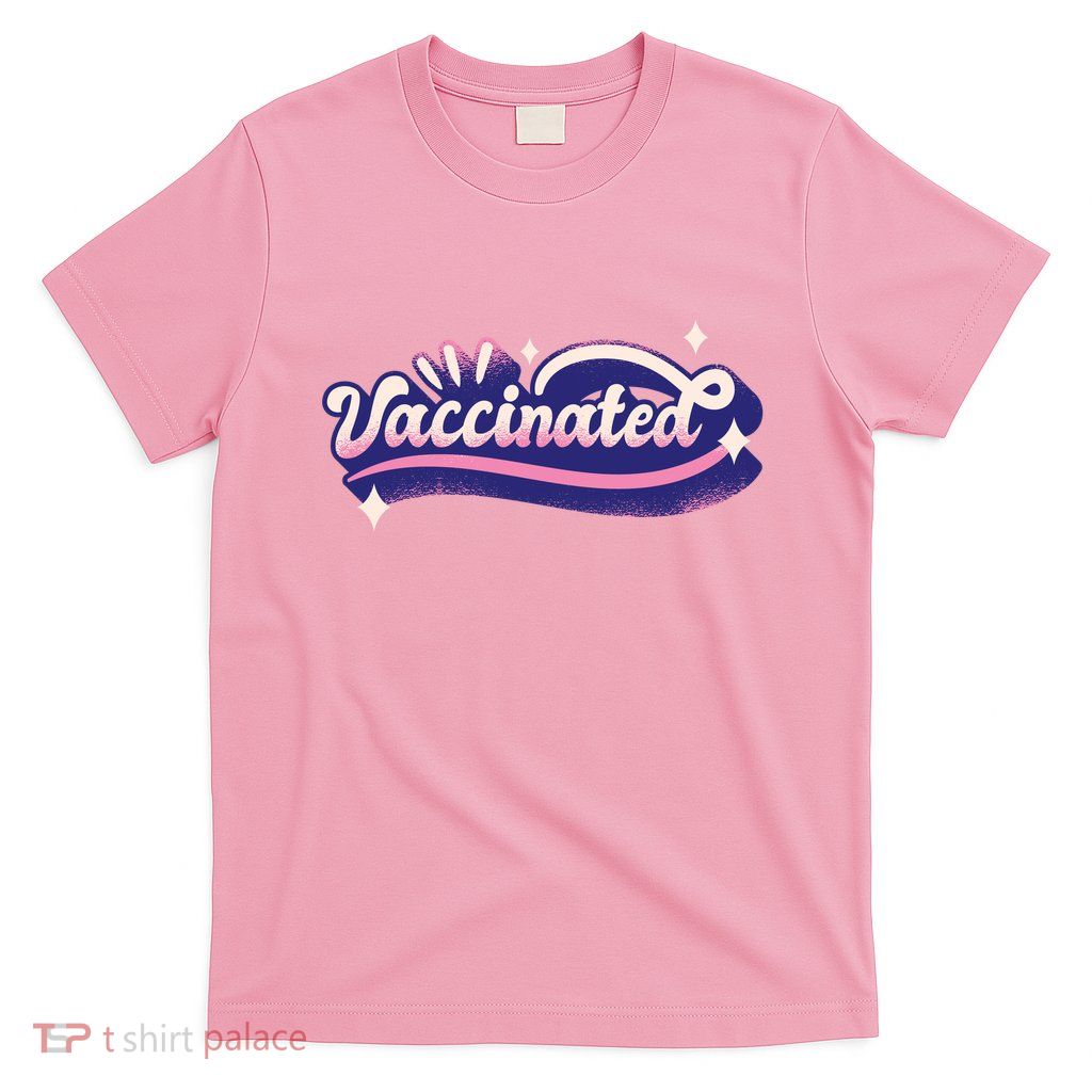 Vaccinated Sparkle T-Shirt
