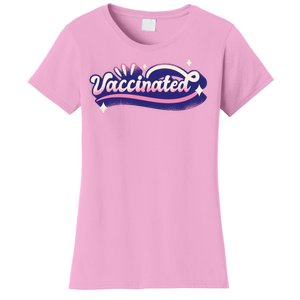 Vaccinated Sparkle Women's T-Shirt