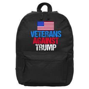 Veterans Against Donald Trump 16 in Basic Backpack