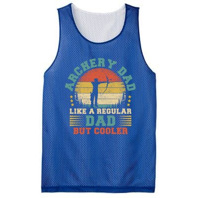 Vintage Archery Dad Like A Regular Dad Archery Father's Day Cute Gift Mesh Reversible Basketball Jersey Tank