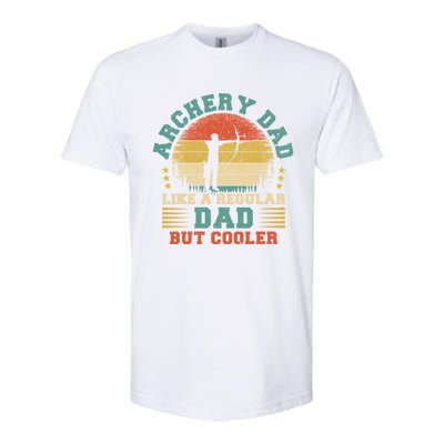 Vintage Archery Dad Like A Regular Dad Archery Father's Day Cute Gift Softstyle CVC T-Shirt