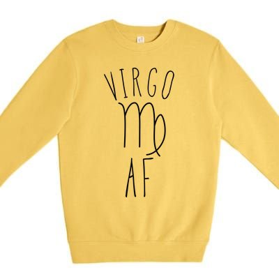 Virgo Af Doodle Style / Funny Virgo Horoscope And Astrology Funny Gift Premium Crewneck Sweatshirt