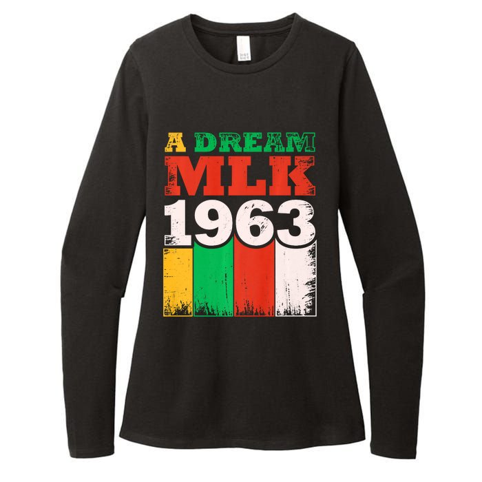 Vintage A Dream MLK Martin Luther King Jr. Womens CVC Long Sleeve Shirt