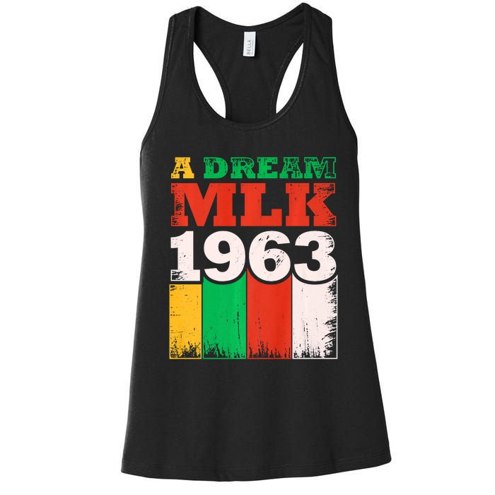 Vintage A Dream MLK Martin Luther King Jr. Women's Racerback Tank