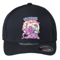 Vegetables Are Delicious Flexfit Unipanel Trucker Cap
