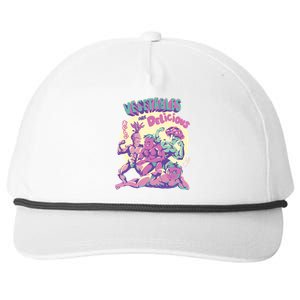 Vegetables Are Delicious Snapback Five-Panel Rope Hat