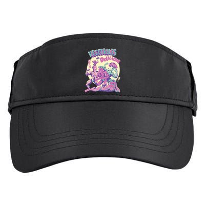 Vegetables Are Delicious Adult Drive Performance Visor
