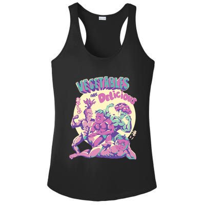 Vegetables Are Delicious Ladies PosiCharge Competitor Racerback Tank