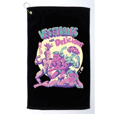 Vegetables Are Delicious Golf Towel
