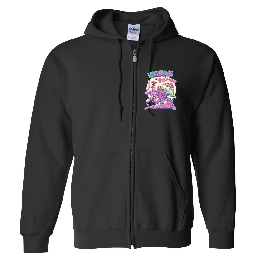 Vegetables Are Delicious Full Zip Hoodie