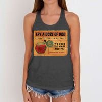 Vintage Ad D20 Healing Potion Women's Knotted Racerback Tank