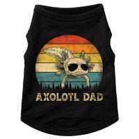 Vintage Axolotl Dad Axolotl Lovers Daddy Father's Day Doggie Tank