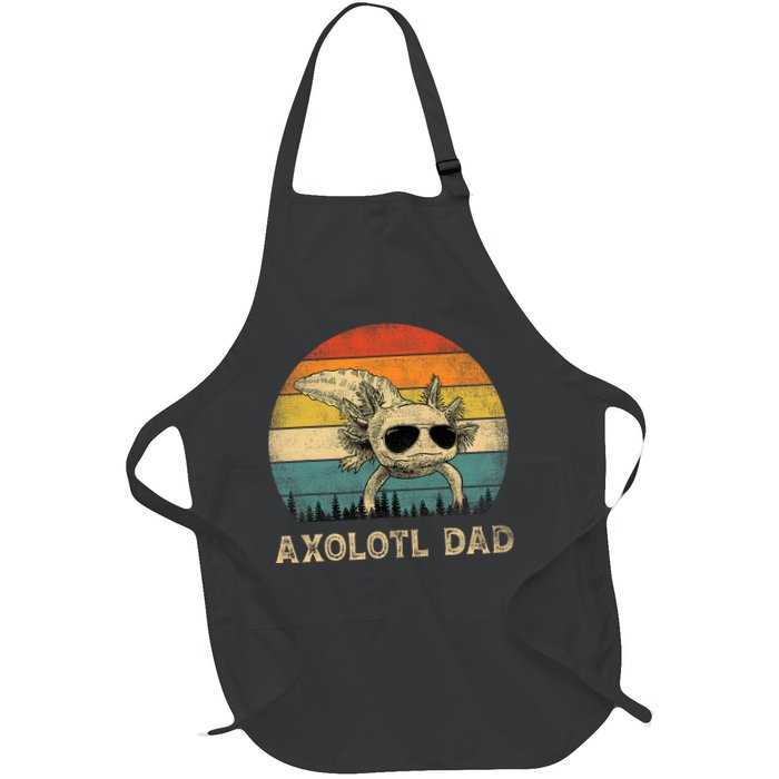 Vintage Axolotl Dad Axolotl Lovers Daddy Father's Day Apron