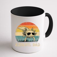 Vintage Axolotl Dad Axolotl Lovers Daddy Father's Day Mug