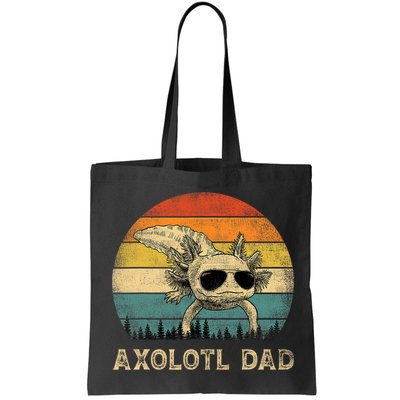 Vintage Axolotl Dad Axolotl Lovers Daddy Father's Day Bag