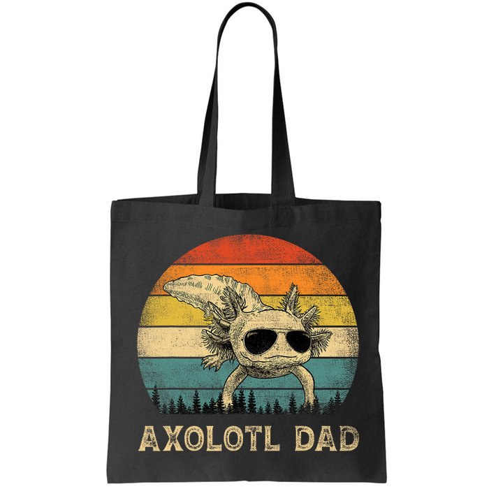 Vintage Axolotl Dad Axolotl Lovers Daddy Father's Day Bag