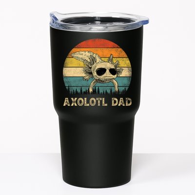 Vintage Axolotl Dad Axolotl Lovers Daddy Father's Day Tumbler