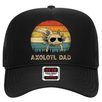 Vintage Axolotl Dad Axolotl Lovers Daddy Father's Day Hat