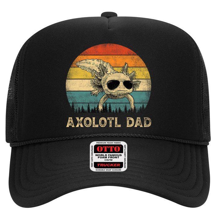 Vintage Axolotl Dad Axolotl Lovers Daddy Father's Day Hat